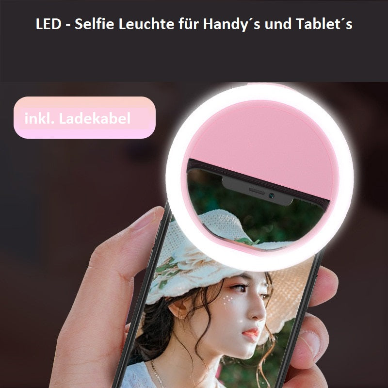 Selfie LED Lampe für Handy und Tablet – shopbydil
